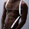 Reflektörlü (Karanlıkta Parlayan) Göğüs Harness, Erkek Pantolon Askısı, Reflektörlü Clubwear - APFTM160