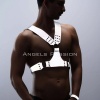 Karanlıkta Parlayan - Reflektörlü Erkek Harness, Kelepçeli Göğüs Harness Takım - APFTM121
