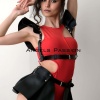 Deri Elbise, Deri Takım Harness Elbise, Dansçı Elbisesi, Seksi Dansçı Kostüm APFT1001