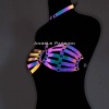 Reflektörlü Kadın İç Giyim, Reflektörlü Sütyen Harness - APFT224