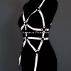 Reflektörlü Full Body Harness, Karanlıkta Yansıyan Dansçı Aksesuar - APFT461