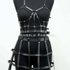 Deri Etek ve Deri Göğüs Harness Takım, Cosplaywear - APFT1013