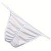 Erkek Beyaz Büzgülü Slip İç Giyim