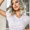 Kahverengi / Beyaz Platin Ombreli Küt Tül Peruk