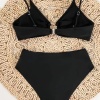 Halka Detaylı V Kesim Bikini Takım