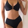Halka Detaylı V Kesim Bikini Takım