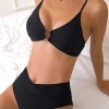 Halka Detaylı V Kesim Bikini Takım