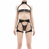 Şık Deri Seksi Harness Takım -  APFT1373
