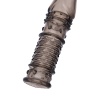 XLover by ToyFa Penis Klıfı, TPE, Siyah Şeffaf, 13,5 cm