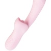 Klitoral uyarıcılı vibratör JOS Orali, silikon, pembe, 22 cm