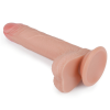 Censan 7 İnç Dual layered Platinum Silicone Cock Dildo