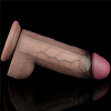 Censan 9.5 İnç Dual Layered Silicone Cock XXL