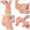 Censan 8.5 İnç Dual layered Platinum Silicone Cock Ten Dildo