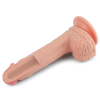 Censan 8.5 İnç Dual layered Platinum Silicone Cock Ten Dildo