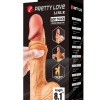 Censan Lisle 8.1 İnç Kıkırdak Yapılı Gerçek Deri Yapılı Dildo
