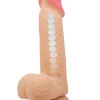 Censan Lisle 8.1 İnç Kıkırdak Yapılı Gerçek Deri Yapılı Dildo