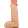 Censan Lisle 8.1 İnç Kıkırdak Yapılı Gerçek Deri Yapılı Dildo