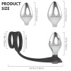 S-Hande Metal Anal Plug Seti ve Penis Halkası