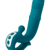 JOS Mija Up&Down Fonksiyonlu ve Uyarıcı Halkalı Silikon Vibratör – Yeşil, 19 cm