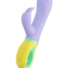Flovetta Wisteria G Noktası ve Klitoral Uyarıcı Silikon Vibratör – Mor, 18,5 cm