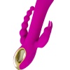 A-Toys by TOYFA Trinny Üçlü Etkili Silikon Vibratör – Mor, 21,5 cm