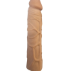 Gerçekçi Melez Penis Kılıfı Et Dokusunda 17 cm