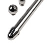 Üç uçlu anal Duş, TOYFA Metal, Metal, Gümüş, 13 cm