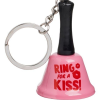 Ring for a Kiss Pembe Çan Anahtarlık