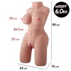 Censan 6 kg mini yarım vücut manken