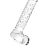 Gerçekçi olmayan yapay penis Sexus Glass, cam, transparan, 21 cm