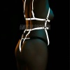 Karanlıkta Yansıyan Kadın Body Harness, Seksi Refletkörlü Bayan Harness - APFT441