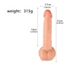 Belden Bağlamalı Realistik Dildo 17 cm