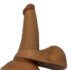 Gerçekçi Testisli Melez Dildo 18 cm