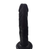 Gerçekçi Testissiz Siyah Dildo 21 cm