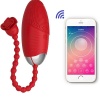 Censan Telefon Kontrollü Yumurta Vibratör Kırmızı