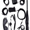 Censan 7 Parça Fetiş Esaret Seti Siyah