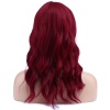 Dalgalı Kısa Perçemli Fiber Sentetik Peruk - Kızıl