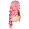 Pembe Dalgalı Tül Peruk
