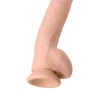 RealStick Elite Marc Vantuzlu yapay penis, TPR, çıplak, 24 cm