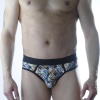 Erkek Fantezi Zar Desenli Jockstrap