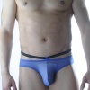 Erkek Mavi Tül Fantezi Slip İç Çamaşırı