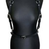 Seksi Deri Omuzdan Baglamalı Göğüs Harness - APFT916