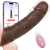 Censan Telefon Kontrollü Melez Renkte Titreşimli Penis Kılıfı