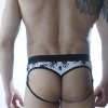 Erkek El Desenli Fantezi Jockstrap