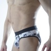Erkek Fantezi El Desenli Jockstrap