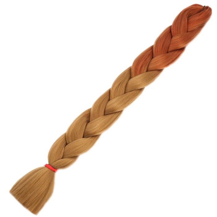 Afro Dalgası Saç - Siyah Platin Ombreli