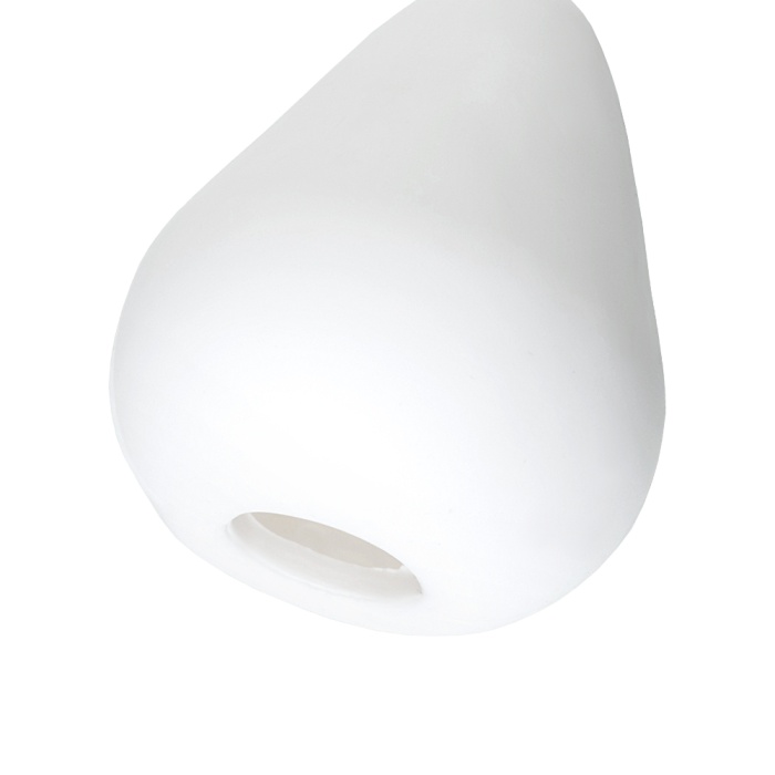 Eromantica Masturbator gerçekçi olmayan Kadife, TPE+ ABS, beyaz