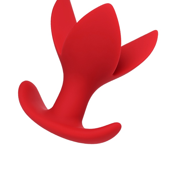 ToDo by Toyfa Flower Genişleyen anal Kılıf, silikon, kırmızı, 9 cm, Ø 6 cm