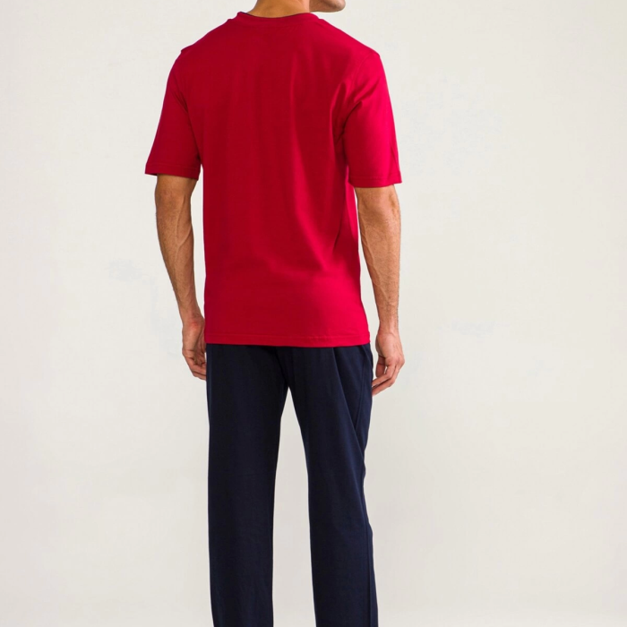 DS Damat 02000 Kısa Kol 3lü Erkek Pijama Takımı