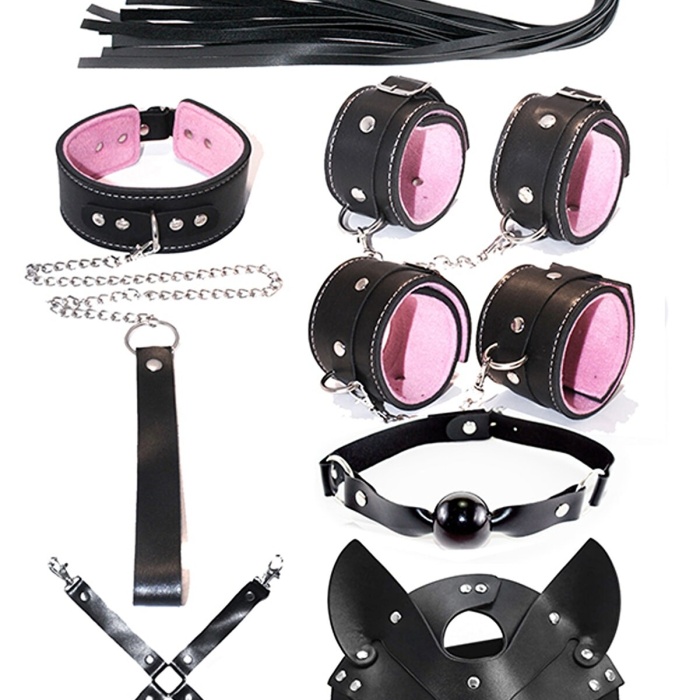Maskeli Fantezi Set (7 Parçalı)